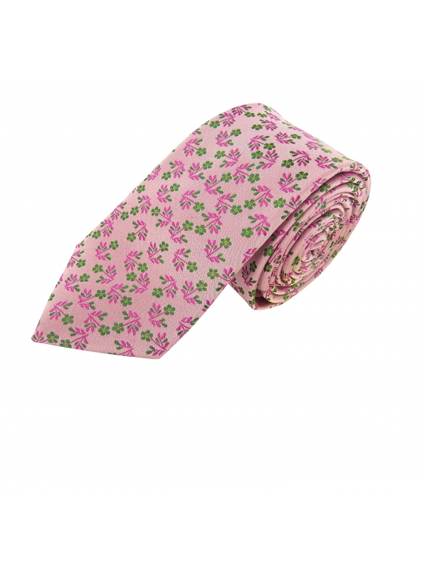 Cravate Homme Ungaro – Soie Rose Fushia – Largeur 8 Cm – Neuve Sans étiquette
