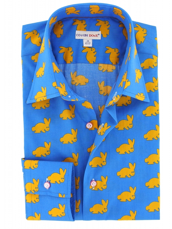 rabbit dress shirt Premium Hawaiian Shirt, Rabbit Lover Men's Camp Shirt, Bunny Life Tee, Animal Print Shirt, Rabbit Life Shirt, Bunny Lover Shirt