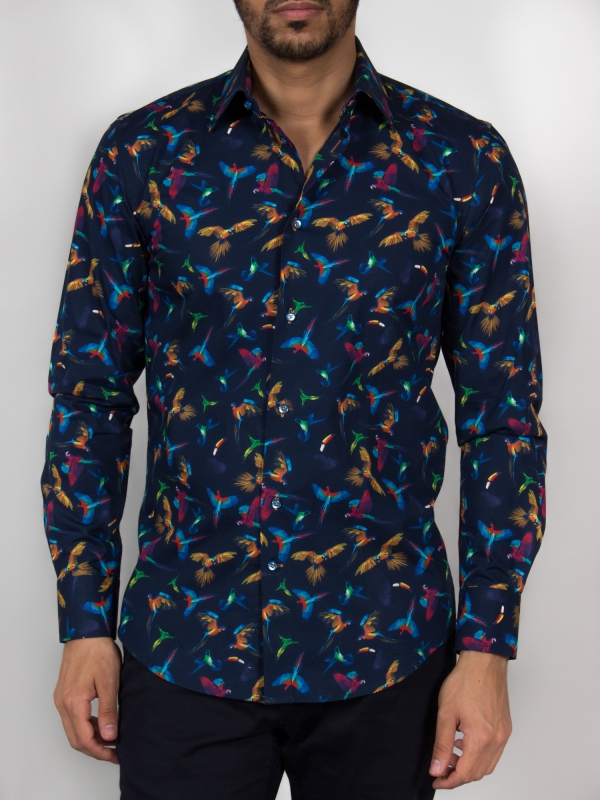Chemise ExOfficio Bugs Away Homme XL - Bleue - Anti-insecte Outdoor